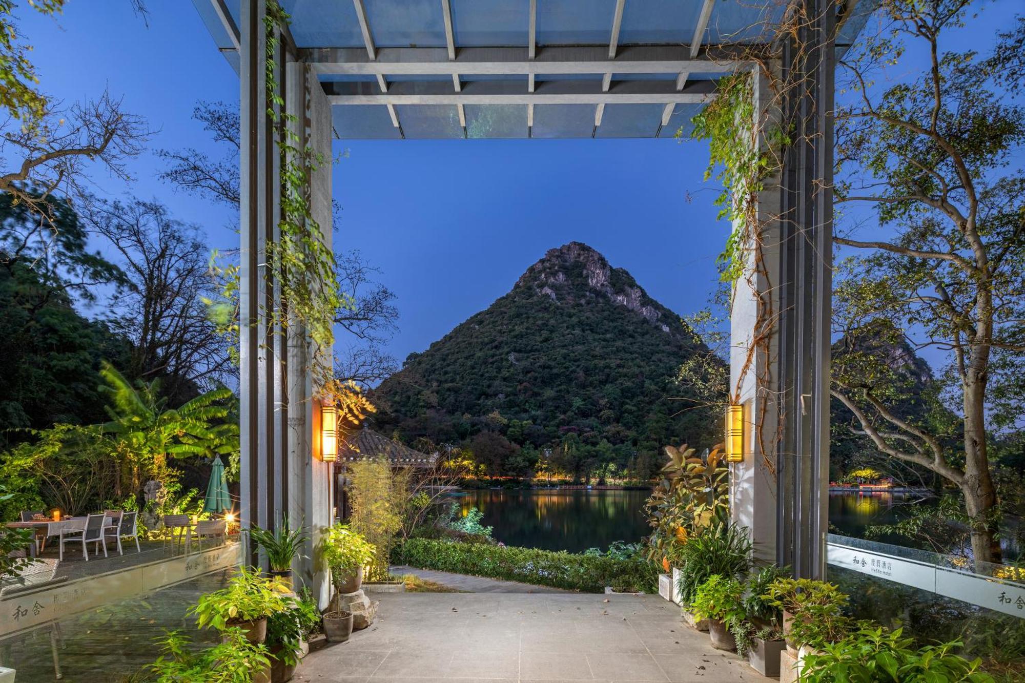 Guilin Heshe Lakeside Resort-Free Pick Up Service Stay Two Nights 외부 사진
