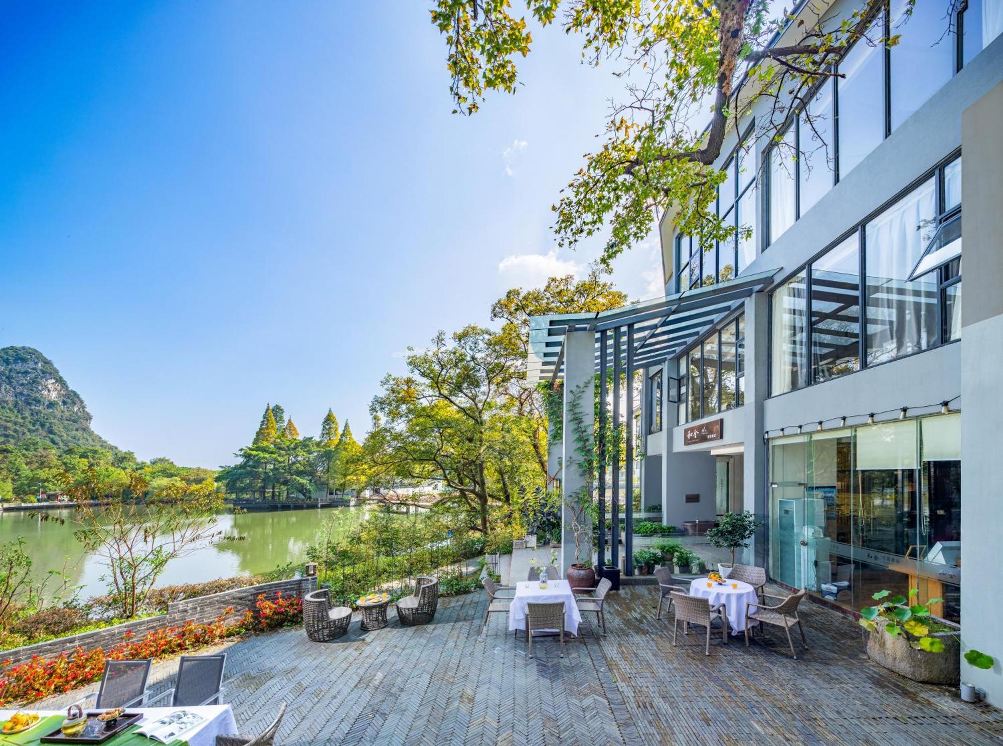 Guilin Heshe Lakeside Resort-Free Pick Up Service Stay Two Nights 외부 사진